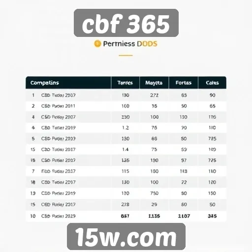 Comparação de odds na plataforma CBF 365